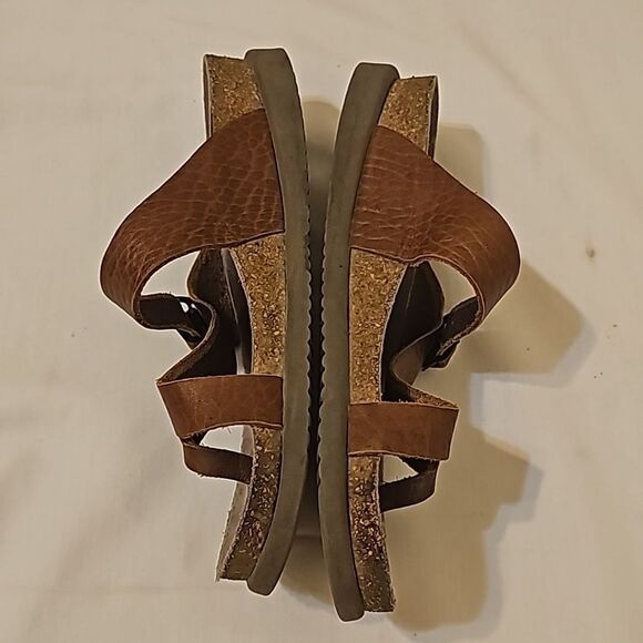 Mephisto brown leather helen toe sandals 39 (9 us) - Picture 6 of 8